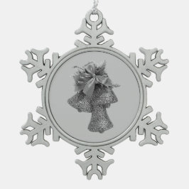 KERSTVERSIERING KUNST EN ONTWERP TIN SNEEUWVLOK ORNAMENT