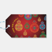 kerstversiering Label Cadeaulabel (Achterkant Horizontaal)