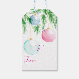 Kerstversiering Label Cadeaulabel