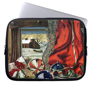 kerstversiering laptop sleeve