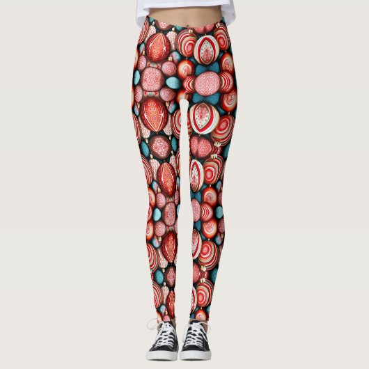 kerstversiering leggings (Voorkant)