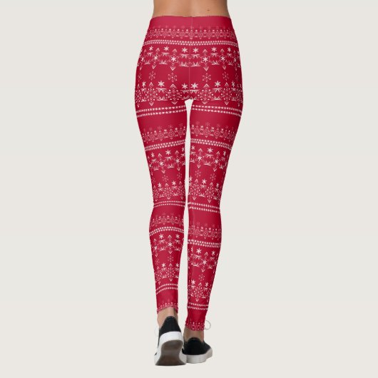 kerstversiering leggings (Achterkant)