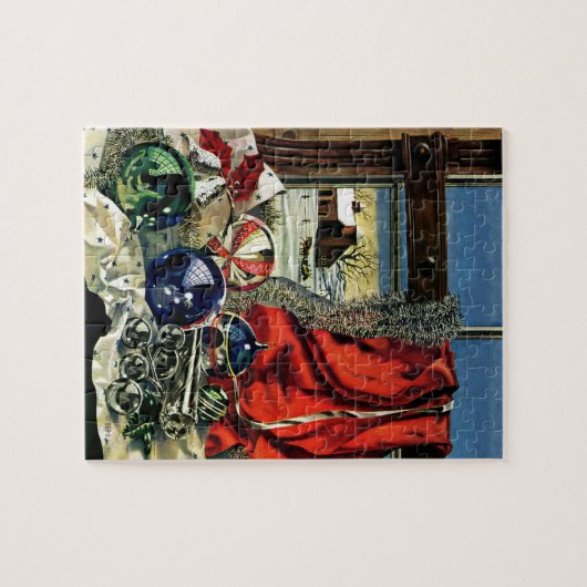 kerstversiering legpuzzel (Horizontaal)