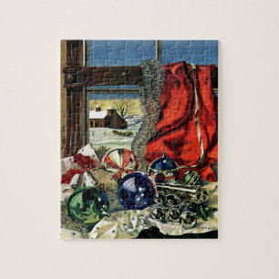 kerstversiering legpuzzel