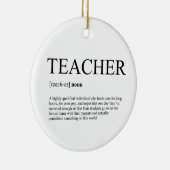 kerstversiering leraar keramisch ornament (Rechts)