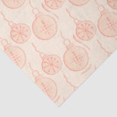 Kerstversiering Licht Sinaasappel Kerst Tissuepapier (Detail)