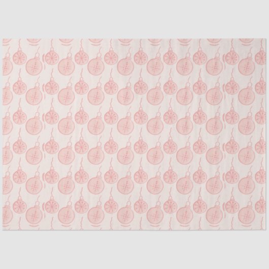 Kerstversiering Licht Sinaasappel Kerst Tissuepapier (Voorkant)