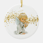 kerstversiering — Little Angel Ceramic Ornament (Voorkant)