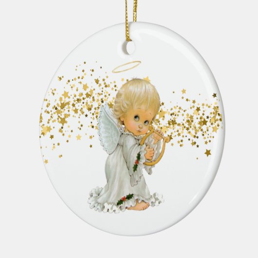 kerstversiering — Little Angel Ceramic Ornament (Links)