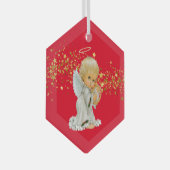 kerstversiering - Little Angel Glass Ornament (Voorkant Rechts)