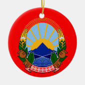 kerstversiering Macedonië Keramisch Ornament (Voorkant)