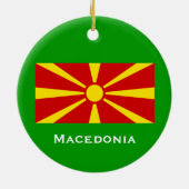 kerstversiering Macedonië Keramisch Ornament (Achterkant)