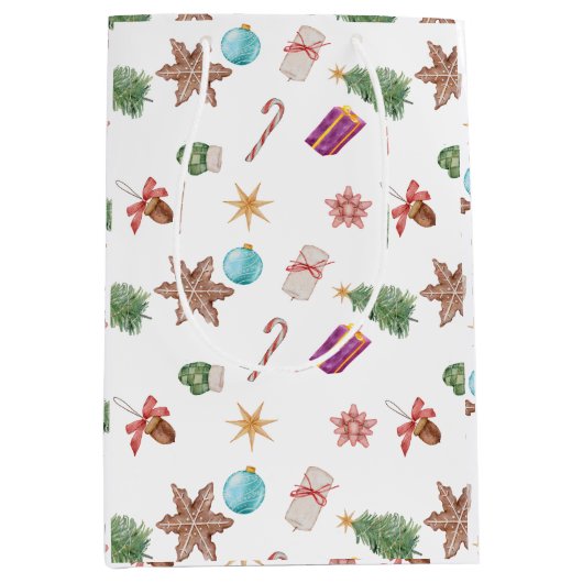 kerstversiering medium cadeauzakje (Voorkant)