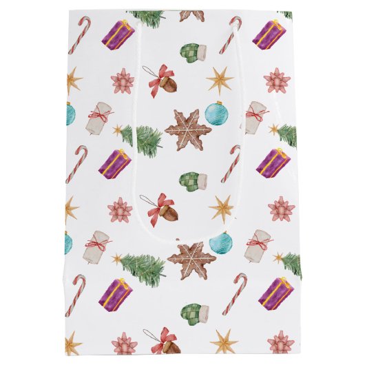 kerstversiering medium cadeauzakje (Achterkant)