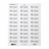 Kerstversiering Merry & Bright Adreslabels voor de Etiket (Full Sheet)