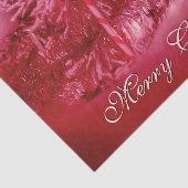 Kerstversiering Merry Christmas Rode Kerstboom Tissuepapier (Detail)