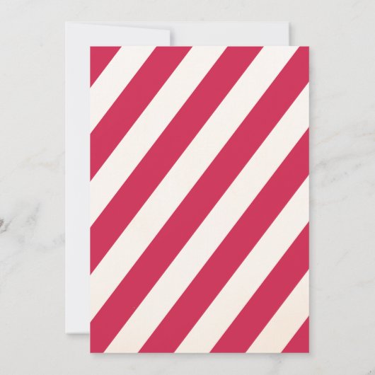 kerstversiering Merry Little Baby shower Kaart (Achterkant)