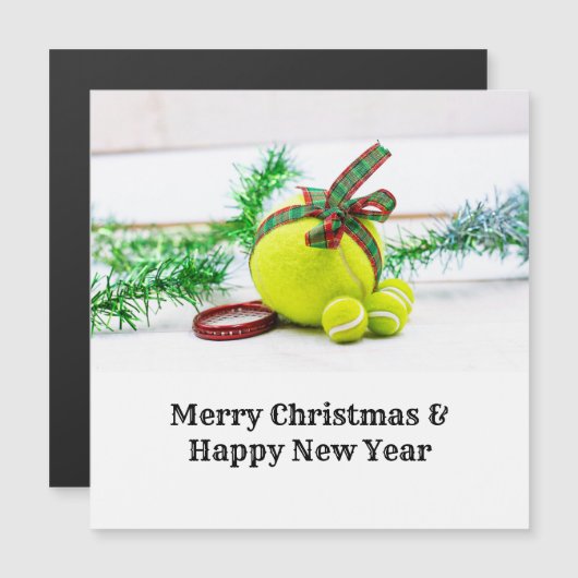 kerstversiering met bal en lint (Voorkant / Achterkant)