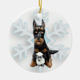 kerstversiering met Beauceron Dog Keramisch Ornament