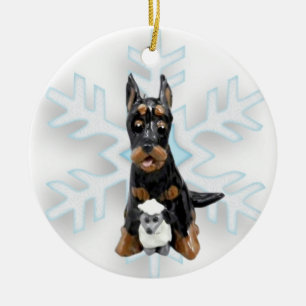 kerstversiering met Beauceron Dog Keramisch Ornament