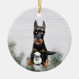 kerstversiering met Beauceron Dog Keramisch Ornament