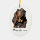 kerstversiering met Bojangles Keramisch Ornament (Voorkant)