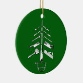  kerstversiering met carpentry Tools Keramisch Ornament (Rechts)