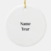 kerstversiering met de beste prijs keramisch ornament (Achterkant)