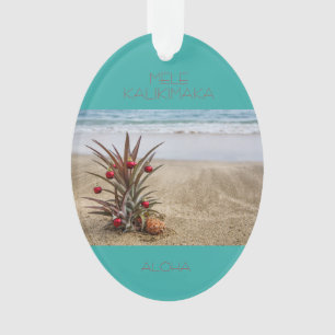 kerstversiering met de tropische anananas van elke ornament