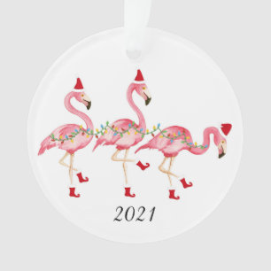 kerstversiering met Flamingo Ornament