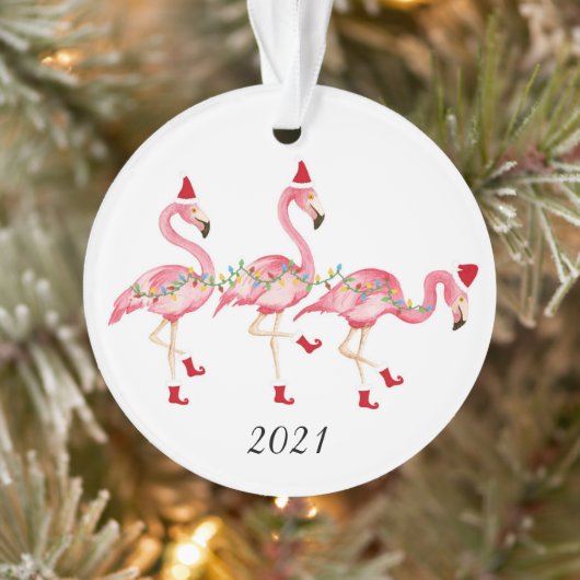 kerstversiering met Flamingo Ornament (Boom)
