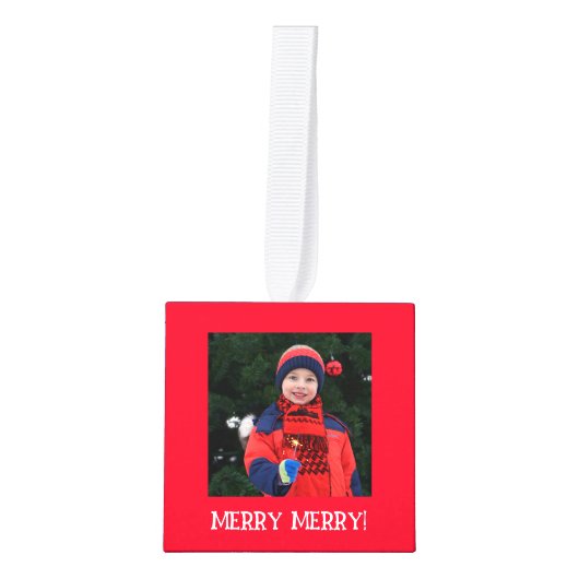  kerstversiering met foto's decoratie (Voorkant)