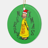 Kerstversiering met geel Kind Keramisch Ornament (Links)