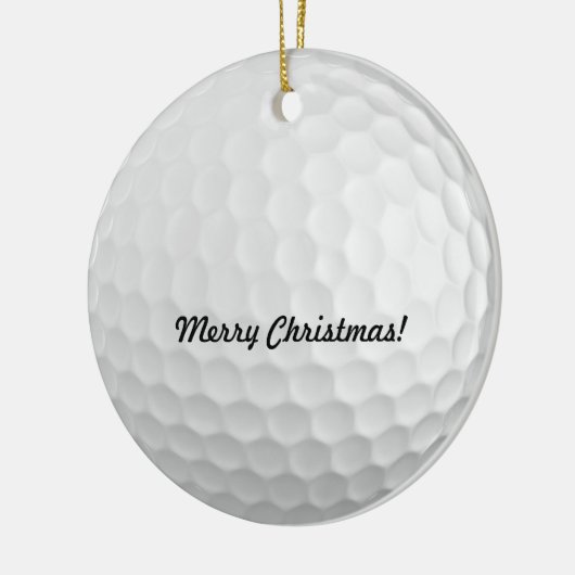 Kerstversiering met Golf-bal Keramisch Ornament (Links)