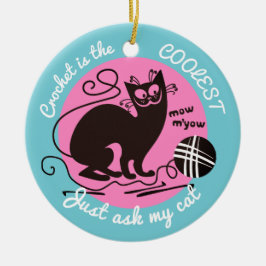 kerstversiering met haakhaakhaakhaakgarens keramisch ornament