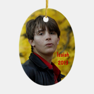 Kerstversiering met Isaiah en Micah Keramisch Ornament