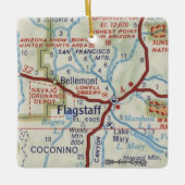 kerstversiering met  kaart keramisch ornament (Voorkant)