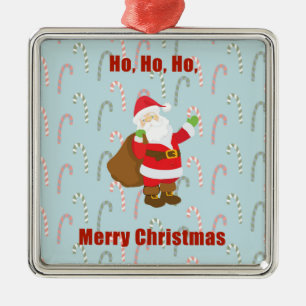 kerstversiering met kersttanden en snoepjes metalen ornament