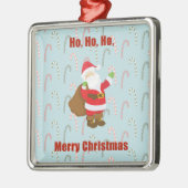 kerstversiering met kersttanden en snoepjes metalen ornament (Links)