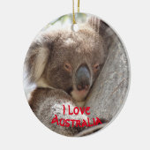 Kerstversiering met Koala Keramisch Ornament (Links)