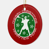 kerstversiering met Lacrosse Keramisch Ornament (Links)