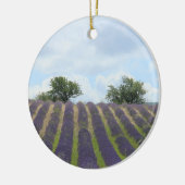 kerstversiering met lavendel keramisch ornament (Links)