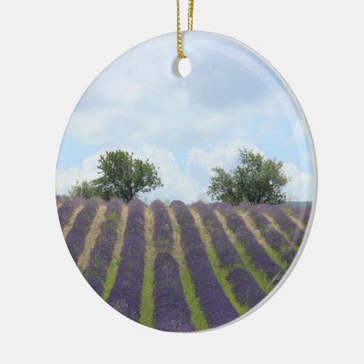 kerstversiering met lavendel keramisch ornament (Links)