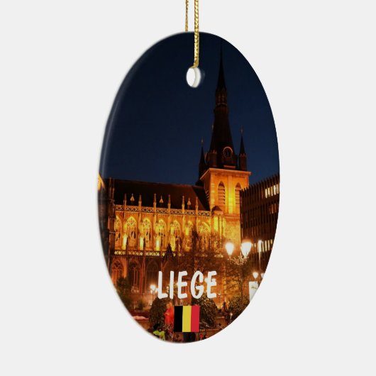 Kerstversiering met liege Vacation Keramisch Ornament (Rechts)
