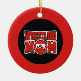 Kerstversiering met mam keramisch ornament