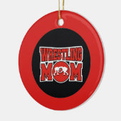 Kerstversiering met mam keramisch ornament (Links)