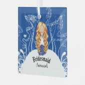 kerstversiering met marineverzegeling glas ornament (Voorkant links)