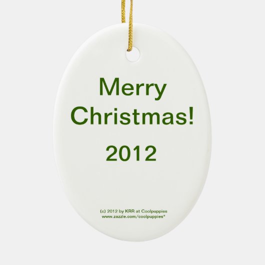 kerstversiering met meisje in Paarse dress & Boots Keramisch Ornament (Achterkant)