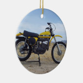 kerstversiering met motorfietsen keramisch ornament (Rechts)