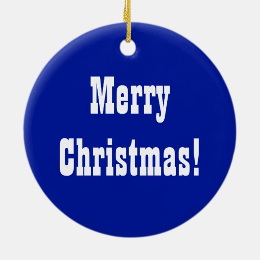 Kerstversiering met motorfietskerst | Aangepast be Keramisch Ornament (Achterkant)